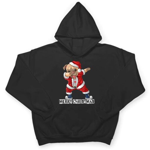 Dabbing Dog Bulldog Dab Dance Xmas Pajama Merry Christmas T Shirt