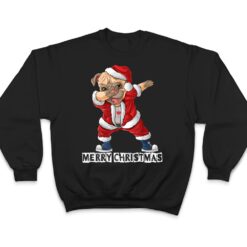 Dabbing Dog Bulldog Dab Dance Xmas Pajama Merry Christmas T Shirt - Dream Art Europa