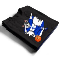 Dabbing French Bulldog Israel Basketball Fan Jersey Sport T Shirt - Dream Art Europa