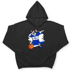 Dabbing French Bulldog Israel Basketball Fan Jersey Sport T Shirt - Dream Art Europa