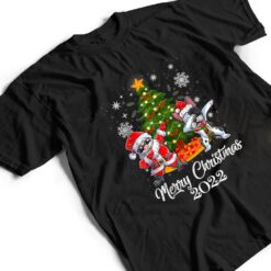 Dabbing French Bulldog Santa Christmas Gifts T Shirt - Dream Art Europa