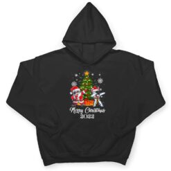 Dabbing French Bulldog Santa Christmas Gifts T Shirt - Dream Art Europa