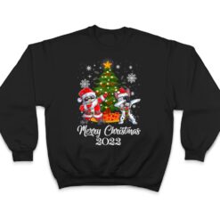 Dabbing French Bulldog Santa Christmas Gifts T Shirt - Dream Art Europa