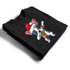 Dabbing French Bulldog Santa Christmas Xmas T Shirt - Dream Art Europa