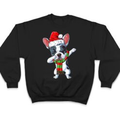 Dabbing French Bulldog Santa Christmas Xmas T Shirt - Dream Art Europa