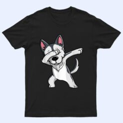 Dabbing Siberian Husky Dog Lover Dab Funny Gifts T Shirt