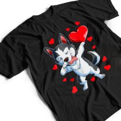 Dabbing Siberian Husky Heart Valentines Day Boys Love Dog T Shirt - Dream Art Europa