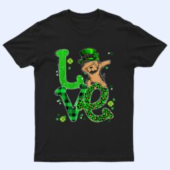 Dabbing Yorkie Dog LOVE Shamrock Funny St Patrick's Day T Shirt