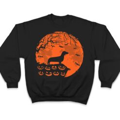 Dachshund And Moon Halloween Costume Funny Dog Lover T Shirt - Dream Art Europa