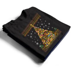 Dachshund Dog Christmas Lights Christmas Ver 2 T Shirt - Dream Art Europa