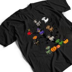 Dachshund Dog Happy Halloweiner Halloween Pumpkin Tree T Shirt - Dream Art Europa