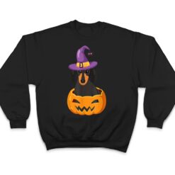 Dachshund On Pumpkin Lazy Halloween Costume Cute Doxie Dog T Shirt - Dream Art Europa