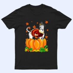 Dalmatian Dog Thanksgiving Turkey Fall Autumn Pumpkin T Shirt