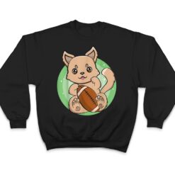 Dingo With Football Team Sport Chibi Anime Dog T Shirt - Dream Art Europa