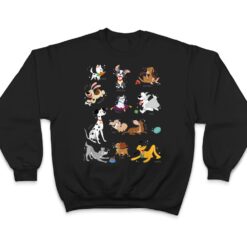 Disney Pets Movie Dogs Group Jumble T Shirt - Dream Art Europa