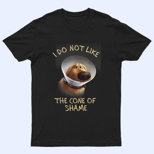 Disney Pixar Up Dug Sad Cone Of Shame Graphic T Shirt