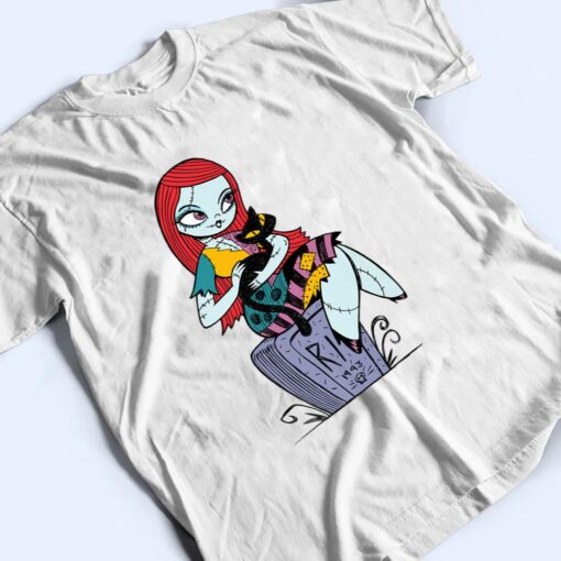 Disney The Nightmare Before Christmas Sally and Cat T Shirt