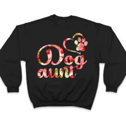 Dog Aunt Sister Flower Puppy Dog Lover T Shirt - Dream Art Europa