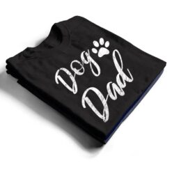 Dog Dad - Vintage Distressed Design - Funny Dog Paw T Shirt - Dream Art Europa