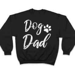 Dog Dad - Vintage Distressed Design - Funny Dog Paw T Shirt - Dream Art Europa