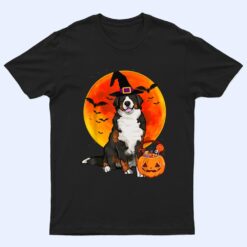 Dog Halloween Bernese Mountain Dog Jack O Lantern Pumpkin T Shirt