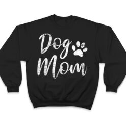 Dog Mom - Vintage Distressed Design - Funny Dog Paw T Shirt - Dream Art Europa