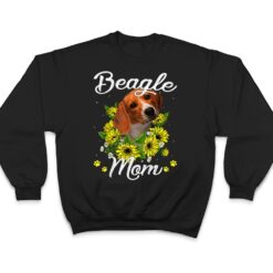 Dog Mom Mother's Day Gift Sunflower Beagle Mom T Shirt - Dream Art Europa