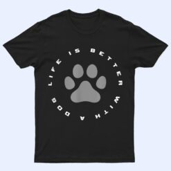 Dog Paw Print T Shirt