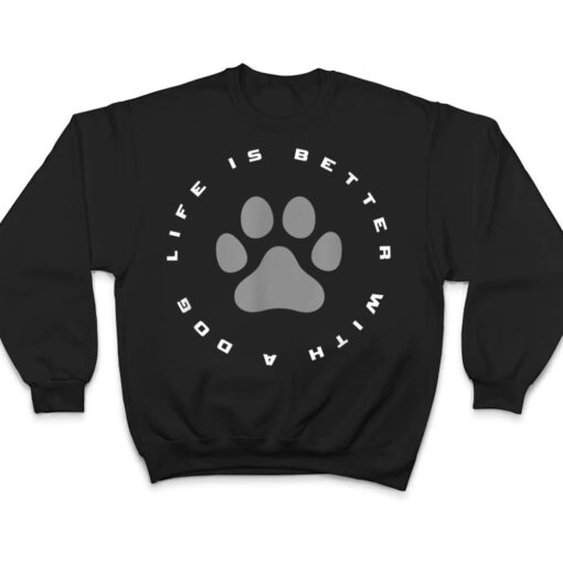 Dog Paw Print T Shirt