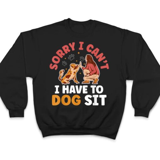 Dog Sitting Walker Sitter Pet Sitters Ver 3 T Shirt