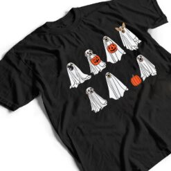 Dog Treat Or Treating Pajamas Jackolantern Ghost Halloween Ver 2 T Shirt - Dream Art Europa