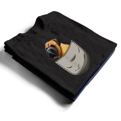 Dogs 365 Bullmastiff Dog in Pocket Dog Lover Gifts T Shirt