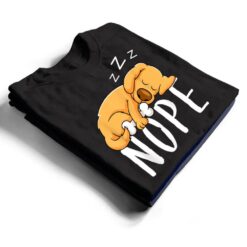 Dogs 365 Nope Dog Funny Dog Sleeping T Shirt - Dream Art Europa