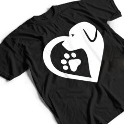 Dogs 365 Paw Rescue Animal Dog Heart Love Dog T Shirt - Dream Art Europa