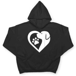 Dogs 365 Paw Rescue Animal Dog Heart Love Dog T Shirt - Dream Art Europa