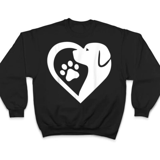 Dogs 365 Paw Rescue Animal Dog Heart Love Dog T Shirt