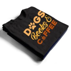 Dogs Books & Coffee T Shirt - Dream Art Europa