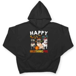 Dogs Happy Hallo ThanksMas Thanksgiving Christmas T Shirt - Dream Art Europa