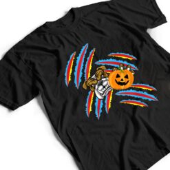 English Bulldog Mom Halloween Pumpkin T Shirt - Dream Art Europa