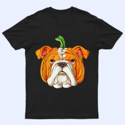 English Bulldog Pumpkin Halloween Funny Thanksgiving Gifts T Shirt