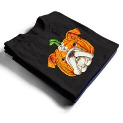 English Bulldog Pumpkin Halloween Funny Thanksgiving Gifts T Shirt - Dream Art Europa