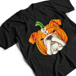 English Bulldog Pumpkin Halloween Funny Thanksgiving Gifts T Shirt - Dream Art Europa