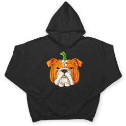 English Bulldog Pumpkin Halloween Funny Thanksgiving Gifts T Shirt - Dream Art Europa