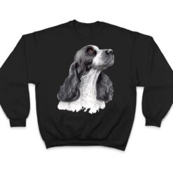 English Springer Spaniel Watercolor for Dog Owners T Shirt - Dream Art Europa