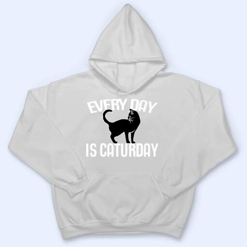 Every Day is Caturday black cat art cat people Premium T Shirt