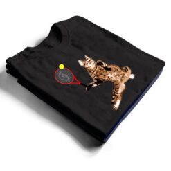 FUNNY TENNIS GAME T-SHIRT FUNNY CAT RACKET FOR MEN WOMEN T Shirt - Dream Art Europa