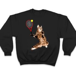 FUNNY TENNIS GAME T-SHIRT FUNNY CAT RACKET FOR MEN WOMEN T Shirt - Dream Art Europa