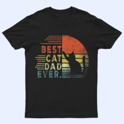 Father's Day Cat Daddy gifts 2022, Vintage Best Cat Dad Ever T Shirt