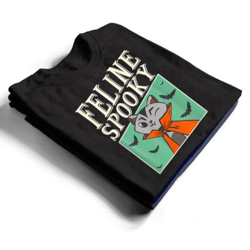 Feline Spooky Halloween Cat Owner Costume T Shirt