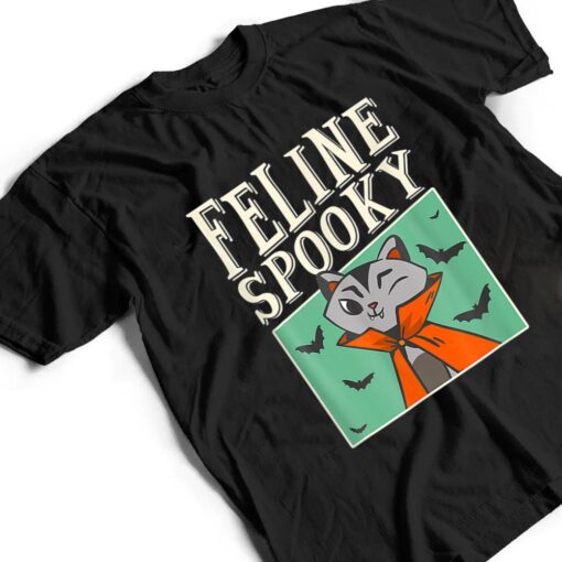 Feline Spooky Halloween Cat Owner Costume T Shirt